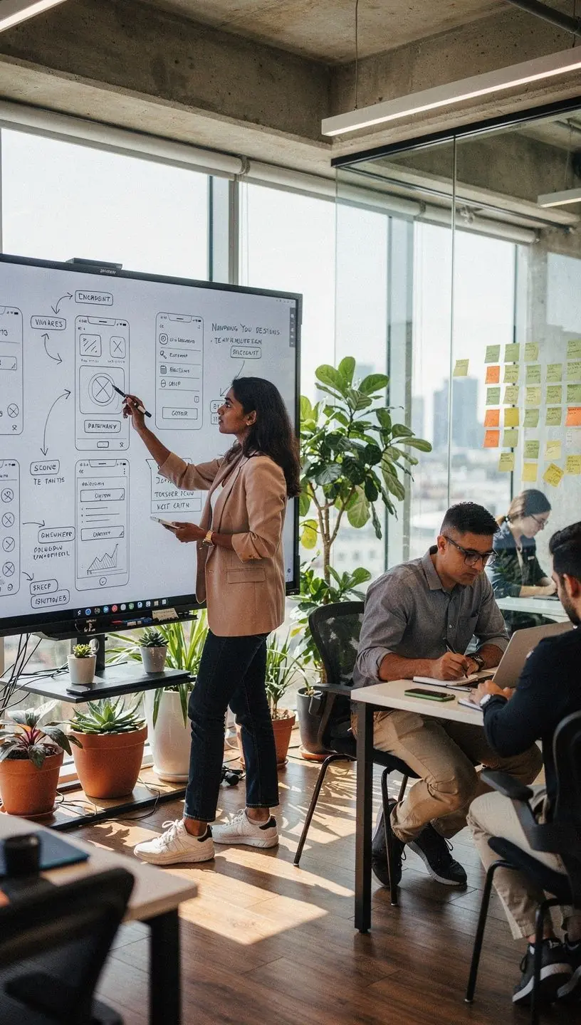 Modern office environment